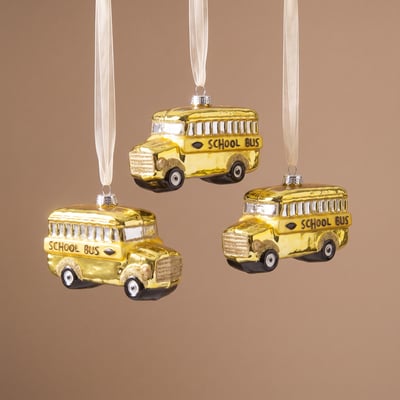 Pop school bus à suspendre de noël décorative D10 POP SIA DECO