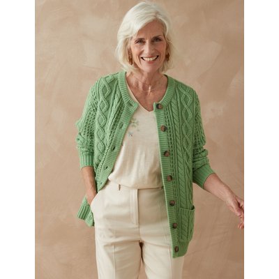 Cardigan maille torsadée DAXON