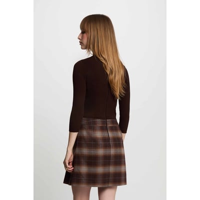Robe courte col montant MORGAN