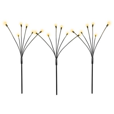 Lot de 3 piquets led solaire Luciole MILLUMINE
