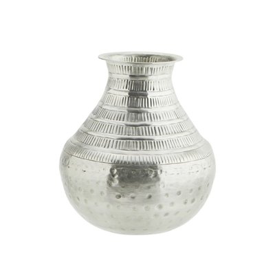 Vase aluminium recyclé martelé MADAM STOLTZ