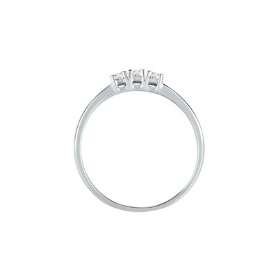 Bague en or blanc 375 B-CLASSIC BLUESPIRIT