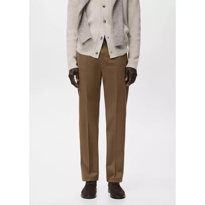Pantalon coton regular-fit MANGO MAN