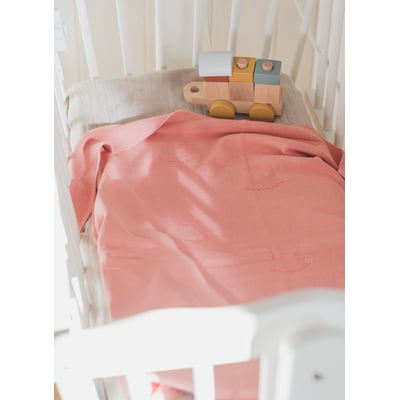 Couverture bébé en coton - Collection «Petits Chats» LA MANUFACTURE DE LAYETTE