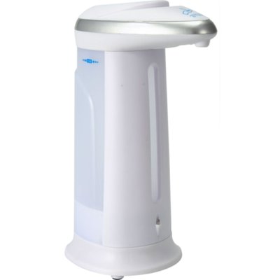 Distributeur de savon automatique sans contact blanc WADIGA