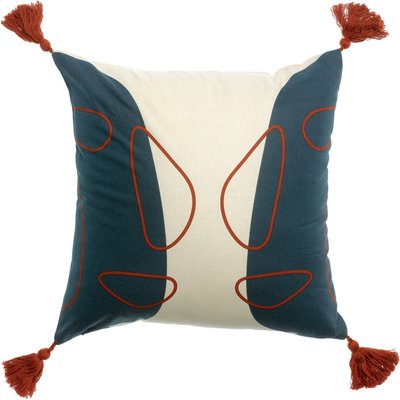 Coussin déco polycoton imprimé, Kilima C DESIGN HOME TEXTILE