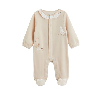 Pyjama bébé en velours Margot PETIT BEGUIN