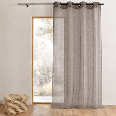 Voilage organza brodé bulles HOME MAISON