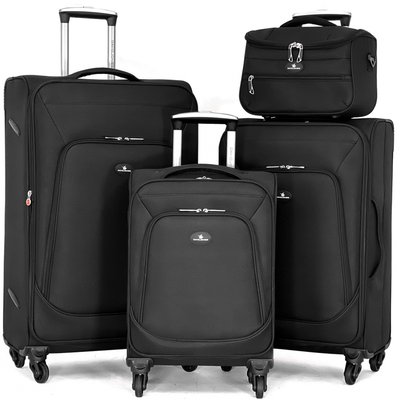 Lot de 3 valises souples plus 1 vanity DAVID JONES