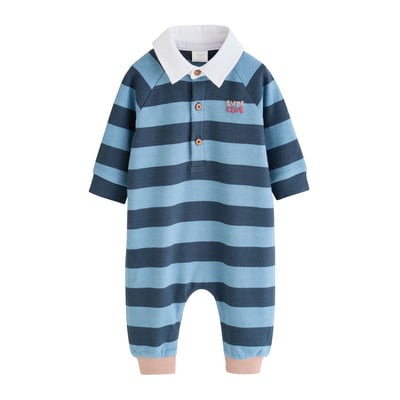 Barboteuse à col rugby en jersey pour bébé NEXT