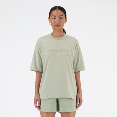 Hyper Density Jersey Oversized T-Shirt T-shirt col rond manches courtes. NEW BALANCE