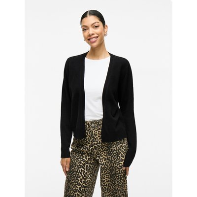 Kurze Strickjacke ohne Verschluss VILA