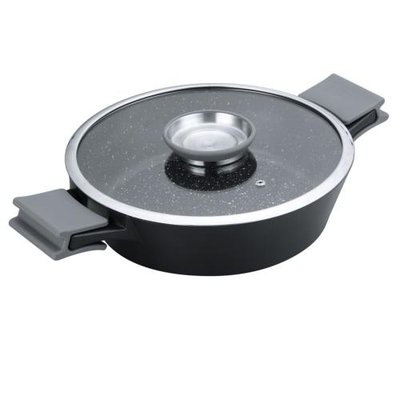 Sautoir noir 36cm - "maestro LAGUIOLE CUISSON