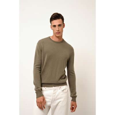 Pull Col Rond Army Howard JUST CASHMERE