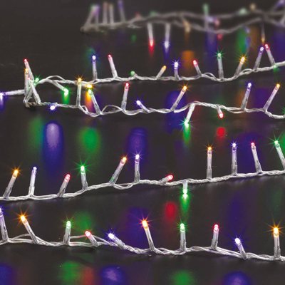 Guirlande de Noël extérieur 2000 LED blanc froid bleu 50m FEERIC LIGHTS & CHRISTMAS