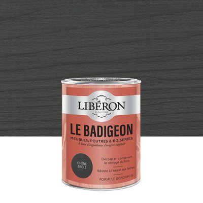 Bois intérieur Lasure meubles, poutres et boiseries Mat, Les noirs LIBERON