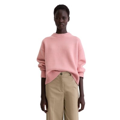 Pull 100% Cachemire PRIVÉ - Couleur Rose Doux, Taille Medium - Occasion Très Bon état