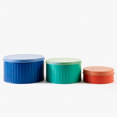 Set of 3 Colour Me Happy Nesting Cake Tins SUR LA TABLE 