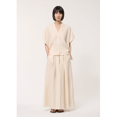 Pantalon jupe culotte en lin HUMILITY