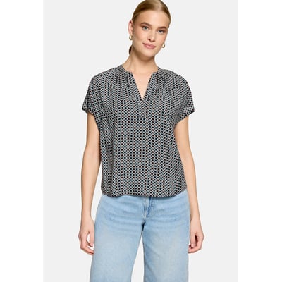 T-shirt façon blouse à imprimé ZERO