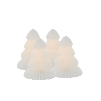 Sapin LED Claire 7cm lot de 4 SIRIUS