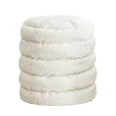 Tabouret igloo en laine bouclée MX HOME