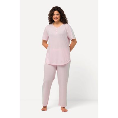 Pyjama, rayures fantaisies, col rond ULLA POPKEN