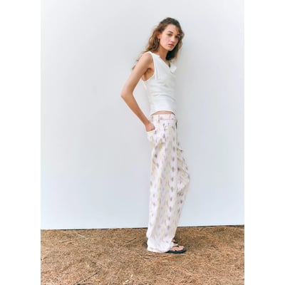 Jean low waist imprimé MANGO TEEN