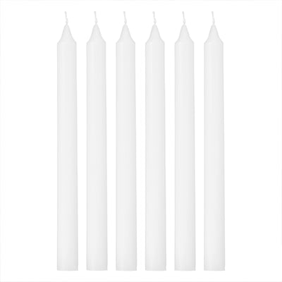 Set de 6 bougies pour chandelier en paraffine H25 RUSTIC SIA