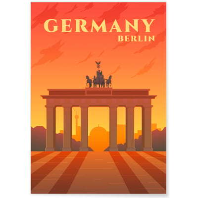 Affiche Allemagne L'AFFICHERIE