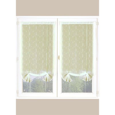 Paire de Stores Relevables en Etamine HOME MAISON