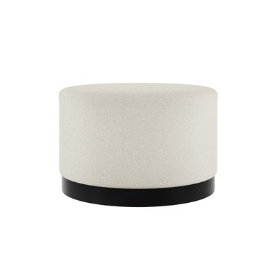 Teddy Bouclé Round Pouffe SO'HOME