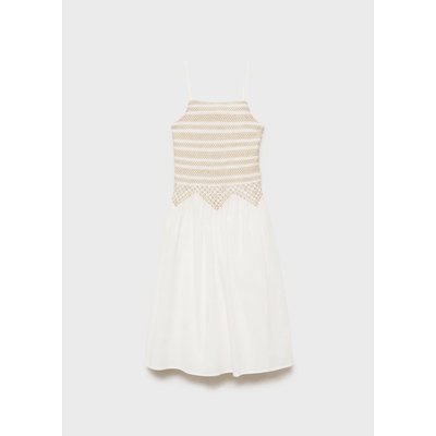 Robe midi brodée MANGO KIDS