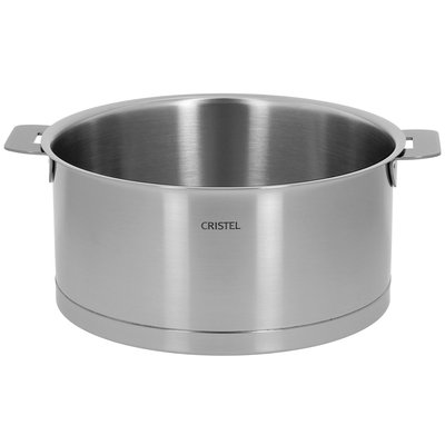 Faitout inox brossé à poignée amovible STRATE CRISTEL