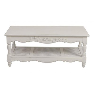 Table basse rectangulaire cannée - ROMANCE INTERIOR'S