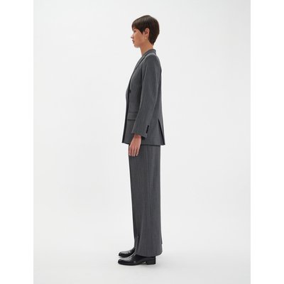 Veste Ezio grise ?� rayures blanches INES DE LA FRESSANGE PARIS
