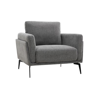 Fauteuil design pieds en métal MOSCO MILIBOO