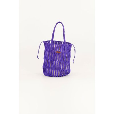 Sac seau en cuir tressé, MIMI TARA SESSUN