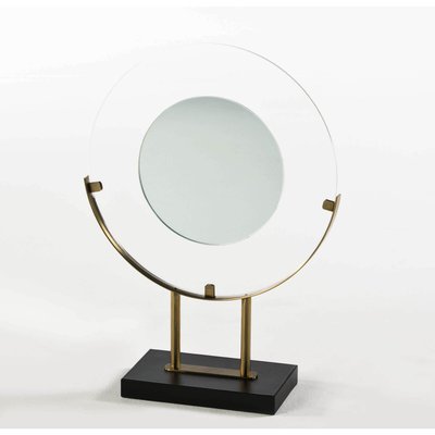 Sculpture en métal et verre, centre de table RECOLLECTION