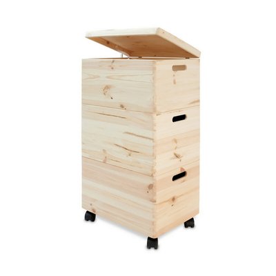 3 Stapelboxen mit Rädern - CHARIOT 1 EUROPE & NATURE 