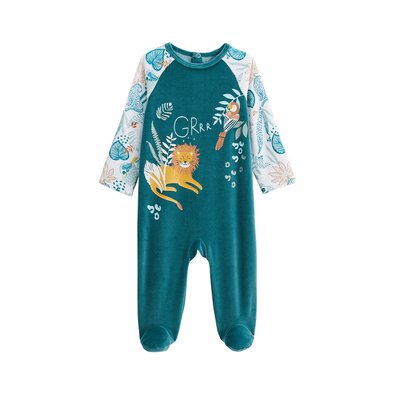 Pyjama bébé en velours Roméo PETIT BEGUIN