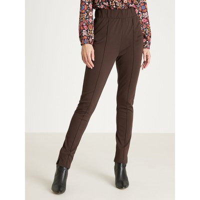 Pantalon droit élastiqué en maille milan DAXON