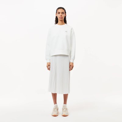 Jupe plissée fluide taille élastiquée LACOSTE