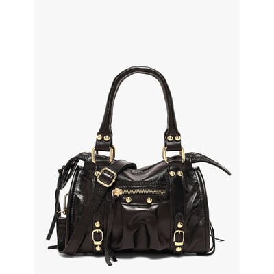 Sac porté main Shiny sauvage cuir MILANO
