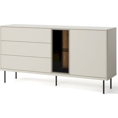 Buffet vitrine 2 portes 3 tiroirs EPIRO RECOLLECTION