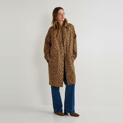 Trench imprimé contenant du coton MONOPRIX