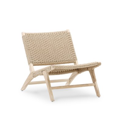 Fauteuil, teck et rotin, MODENA DEFORA HOME