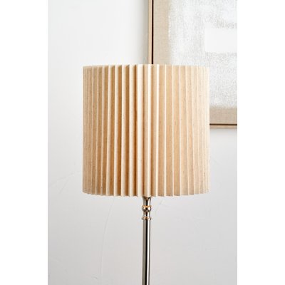 30cm Natural Linen Hard Pleat Shade SO'HOME