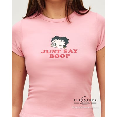 Top court en jersey Betty Boop BETTYIZ UNDIZ