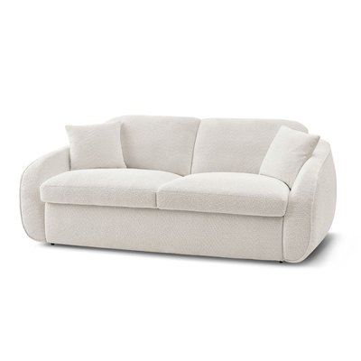 Canapé lit 3 places en tissu bouclette couchage 140x194 cm, CEZANNE BOBOCHIC